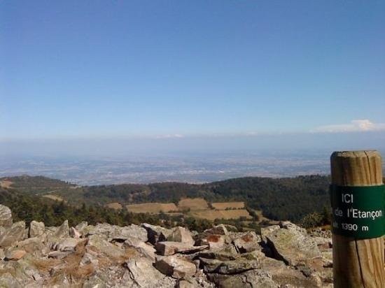 View over the Alps